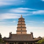 The Big Wild Goose Pagoda at Da Ci'en Temple in Xi'an
