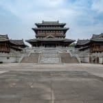 Dazu Rock Carvings Museum entrance building at Baodingshan, Chongqing