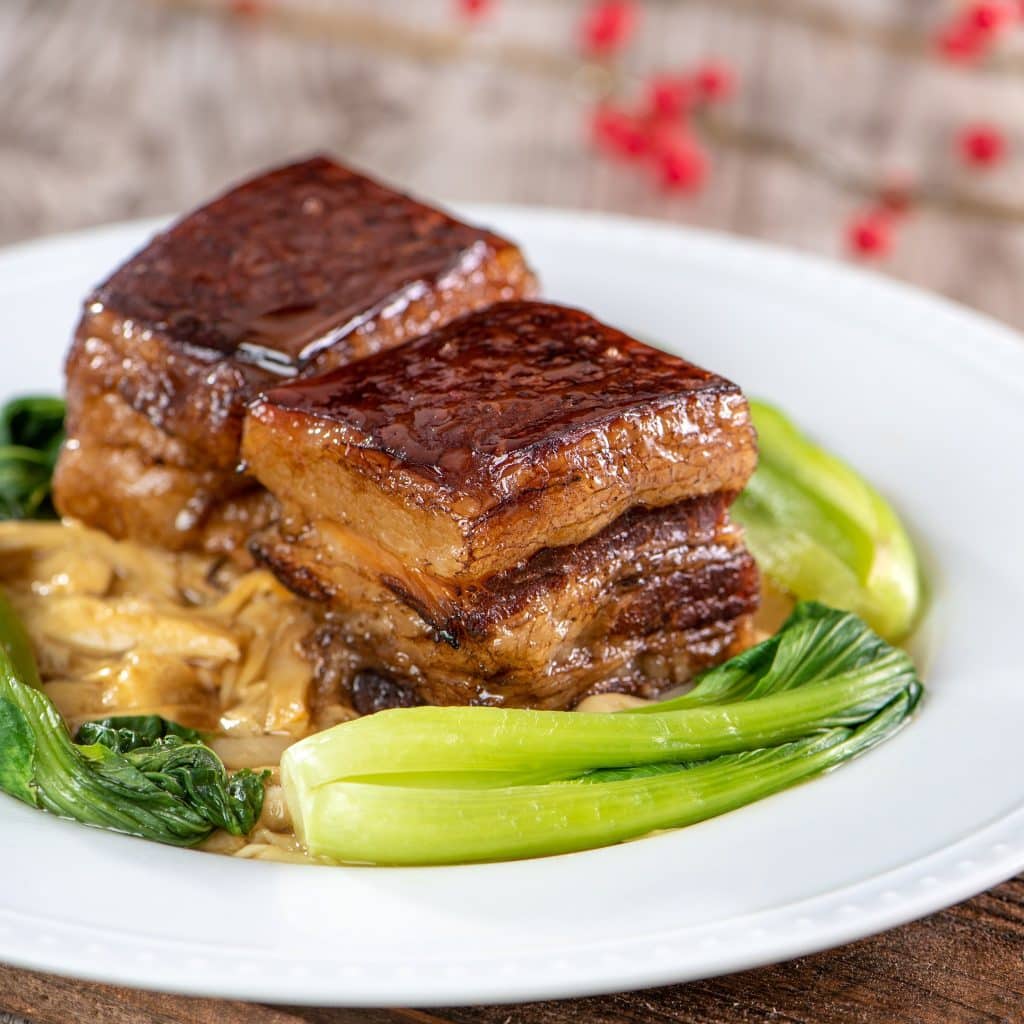 Braised Dongpo pork belly, a Hangzhou specialty dish