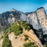 The granite peaks of Huashan, a popular day-trip mountain outside Xi'an.