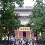 Lingyin Temple's main hall at the foot of Feilai Feng, Hangzhou